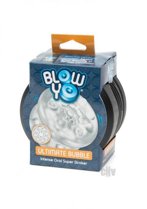 Blowyo Ultimate Bubble Intense Oral Super Stroker Clear