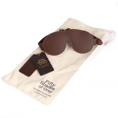 Red Room Blindfold Brown O/S
