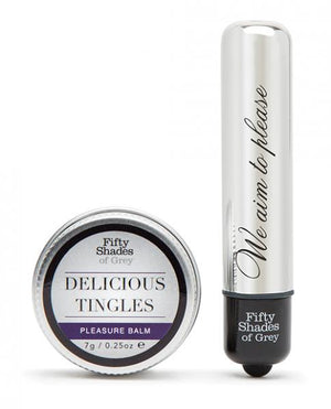 Fifty Shades Of Grey Pleasure Overload Delicious Tingles Gift Set 2 Pieces