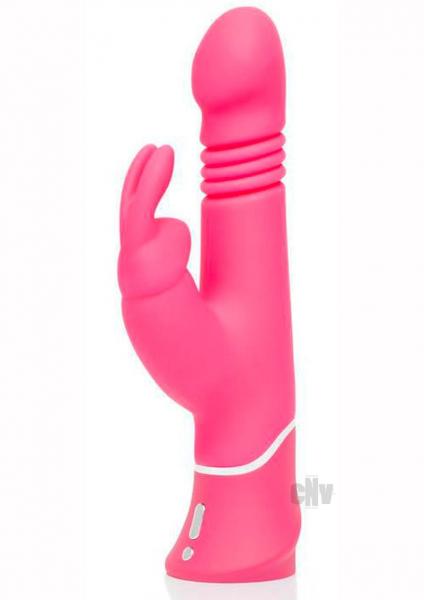 Happy Rabbit Thrusting Rechargeable Rabbit Pink