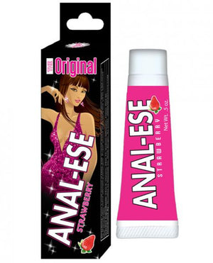 Anal Ese Soft Packaging Lubricant .5oz Strawberry