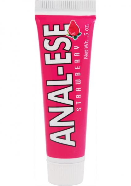 Anal Ese Soft Packaging Lubricant .5oz Strawberry