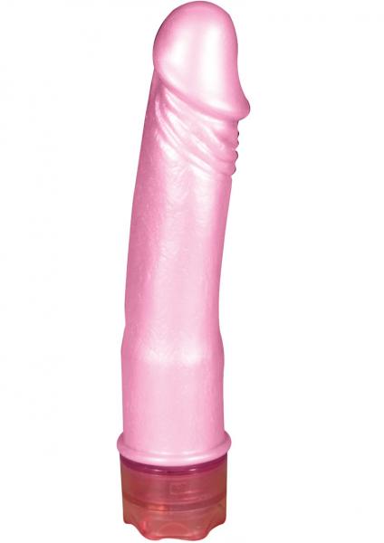 Pearlshine The Satin Sensationals The Tantalizer Vibrator Waterproof 7 Inch Pink