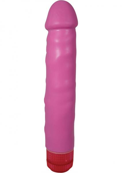 Pure Vibes No 69 Silicone Vibrator Waterproof 7.5 Inch Pink