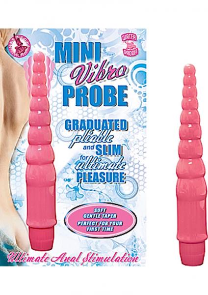 Mini Vibro Probe Waterproof 4.5 Inch Pink