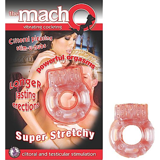 Macho Vibrating Cockring Beige