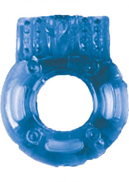 Macho Vibrating C Ring Blue