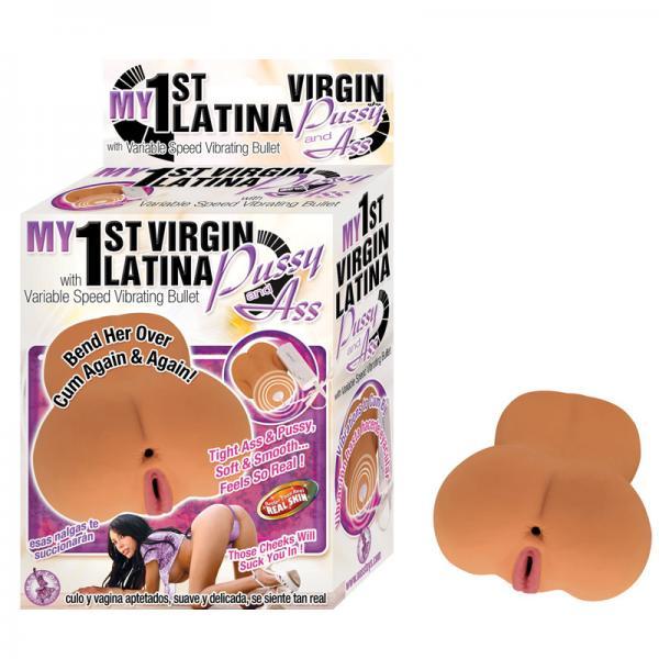 My First Virgin Latina Pussy And Ass Masturbator Tan