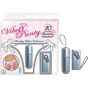 Vibro Panty Bikini Remote Control Waterproof White One Size