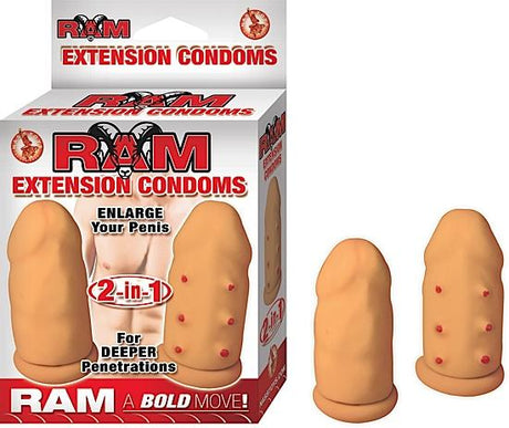 Ram Extension Condoms Beige