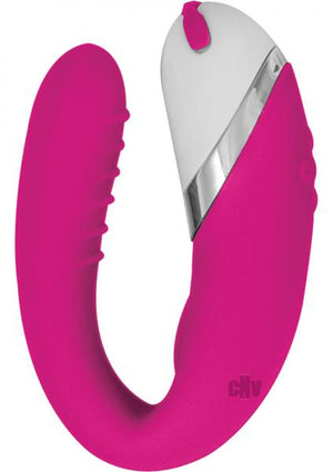 Ultimate Silicone Rechargeable 12 Function Waterproof G Spot Vibe Pink
