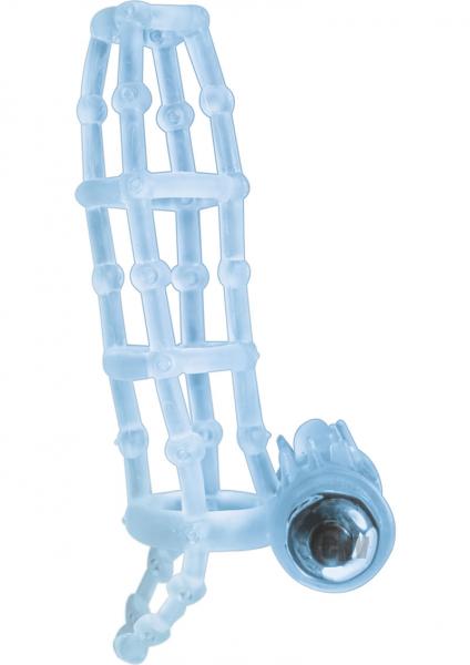 The Macho Vibrating Cockcage,Waterproof Blue