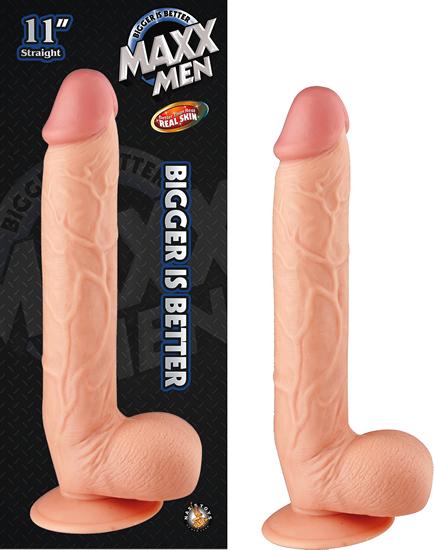 Maxx Men 11 Inches Straight Dong Beige
