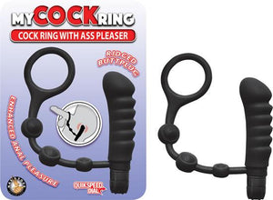 My Cockring With Ass Pleaser Black