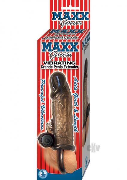 Maxx Gear Vibrating Grande Penis Extension Black