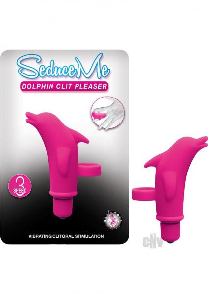 Seduce Me Dolphin Clitoral Pleaser Pink Finger Vibrator