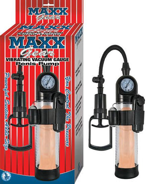 Maxx Gear Vibrating Vacuum Penis Pump Clear