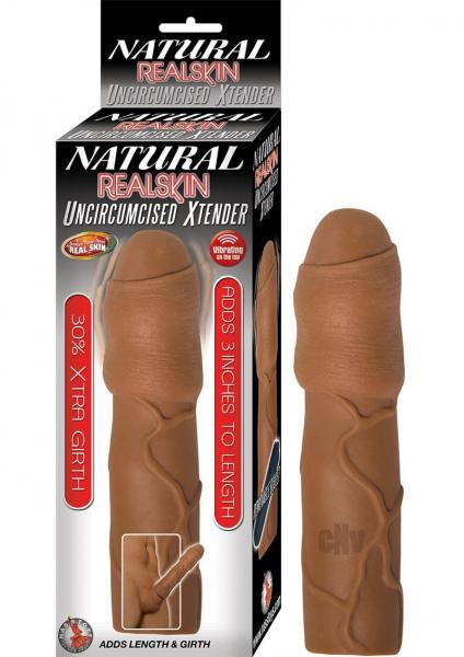 Natural Realskin Uncircumcised Xtender Brown