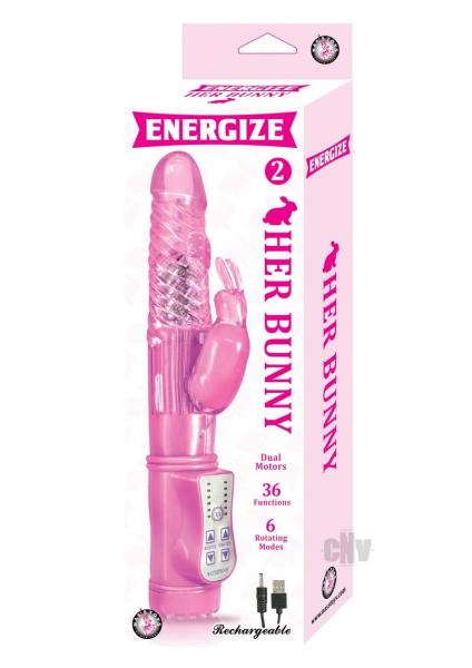 Energize Her Bunny 2 Pink Rabbit Vibrator
