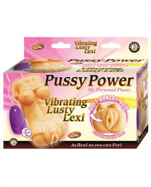 Pussy Power Vibrating Lusty Lexi Beige