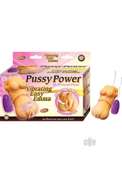 Pussy Power Vibrating Easy Emma Beige Stroker