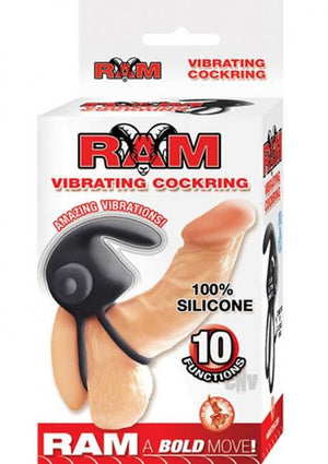 Ram Vibrating Cock Ring Black