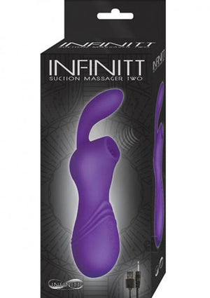 Infinitt Suction Massager Two Purple Vibrator