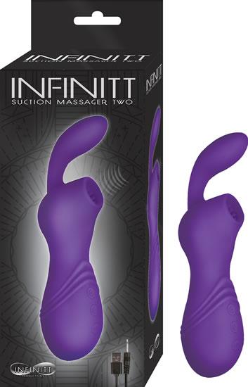 Infinitt Suction Massager Two Purple Vibrator