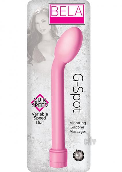 Bela G Spot Pink Vibrating Silicone Massager