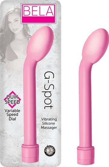Bela G Spot Pink Vibrating Silicone Massager