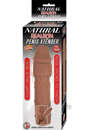 Natural Realskin Penis Xtender Brown Extension