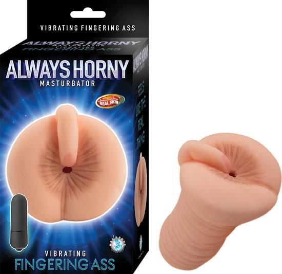 Always Horny Masturbator Finger Ass Beige