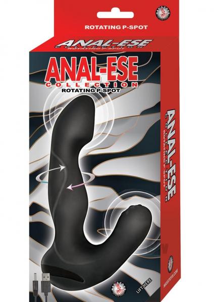 Anal Ese Rotating P Spot Vibe Black