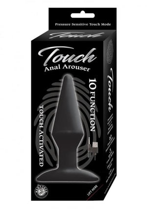 Touch Anal Arouser Black Touch Activated Butt Plug