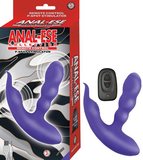Anal Ese Remote Control P Spot Stimulator Purple