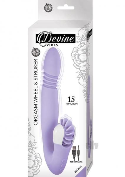 Devine Vibes Orgasm Wheel & Stroker Purple