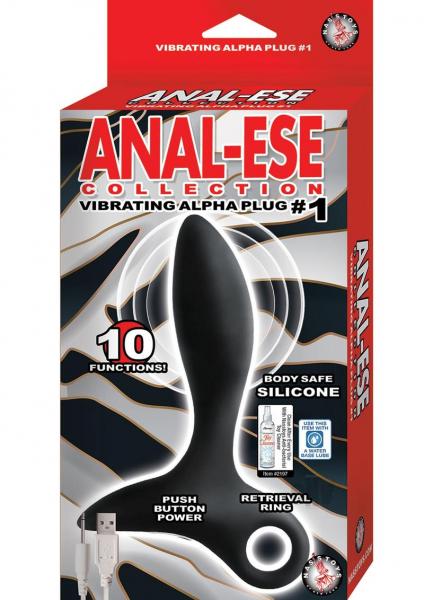 Anal Ese Coll Vibe Alpha Plug 1 Black