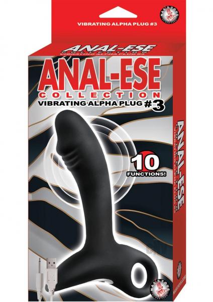 Anal Ese Coll Vibe Alpha Plug 3 Black