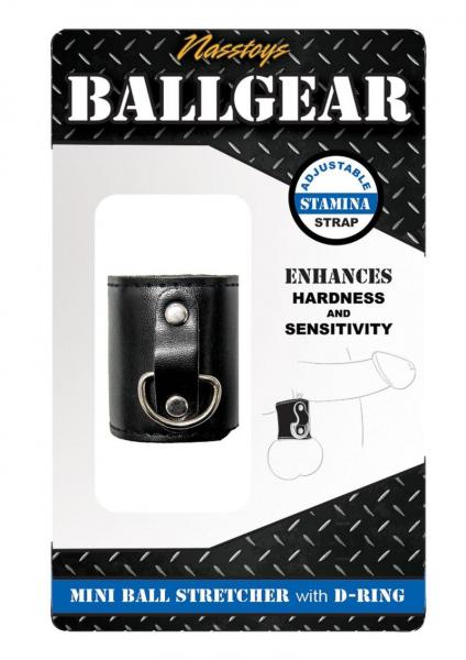 Ballgear Mini Ball Stretch D Ring Black