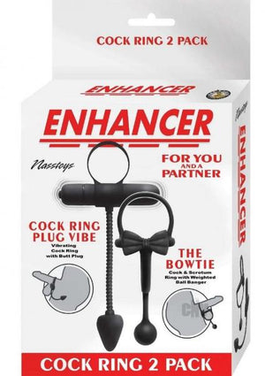 Enhancer Cockring 2 Pack Black