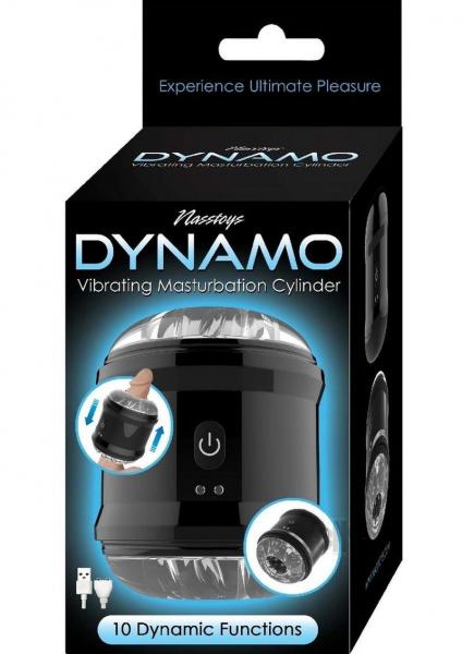 Dynamo Vibrating Masturbator Cup Black