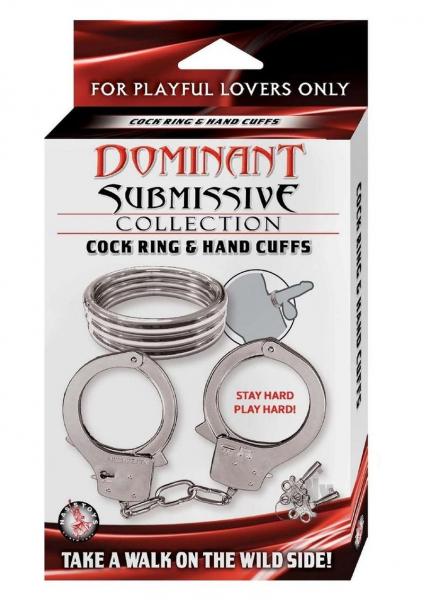 Nasstoys Dominant Submissive Collection Cockring & Handcuffs Set