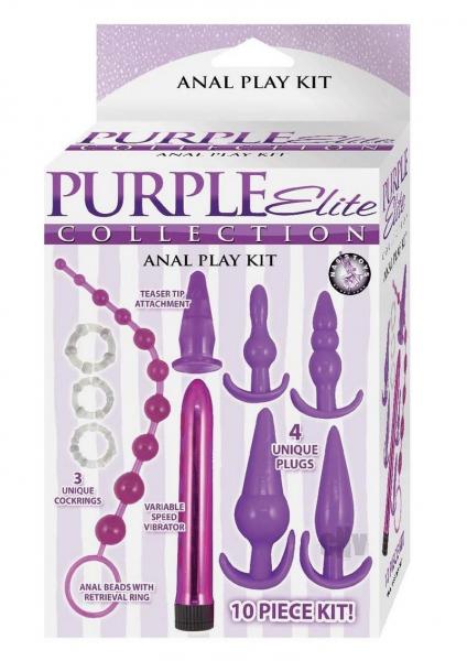 Purple Elite Collection Anal Play Kit Purple