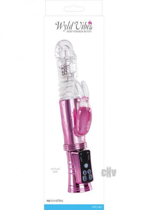 Wyld Vibes Bunny Pink Deep Stroker Vibrator