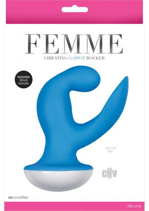 Femme G Spot Rocker Blue Vibrator