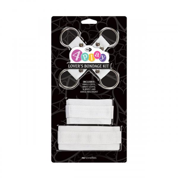 Lovers Bondage Kit White Hog Tie