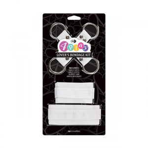 Lovers Bondage Kit White Hog Tie