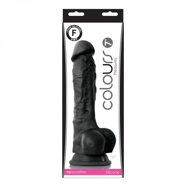 Colours Pleasures 7 Inches Dong Black