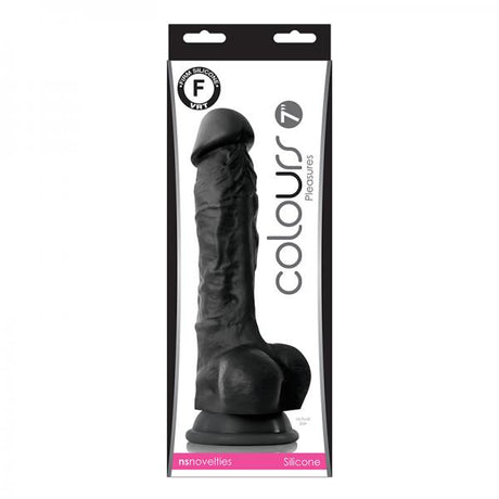 Colours Pleasures 7 Inches Dong Black