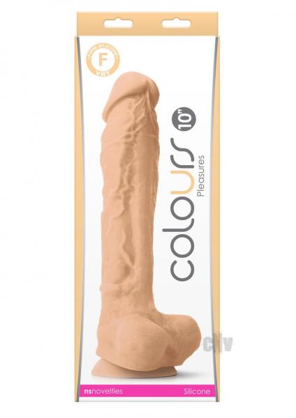 Colours Pleasures Dildo 10 White